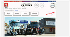 Desktop Screenshot of nutzfahrzeuge-kreuzer.de