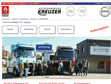Tablet Screenshot of nutzfahrzeuge-kreuzer.de